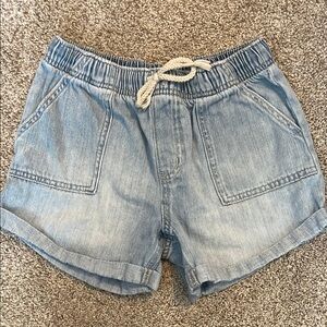 Cat & Jack Blue Jean Shorts Relaxed Fit, Size Large